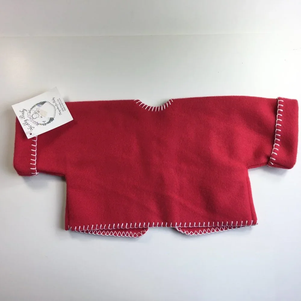 Holly Baby Little Red Lamb Coat Super Cute